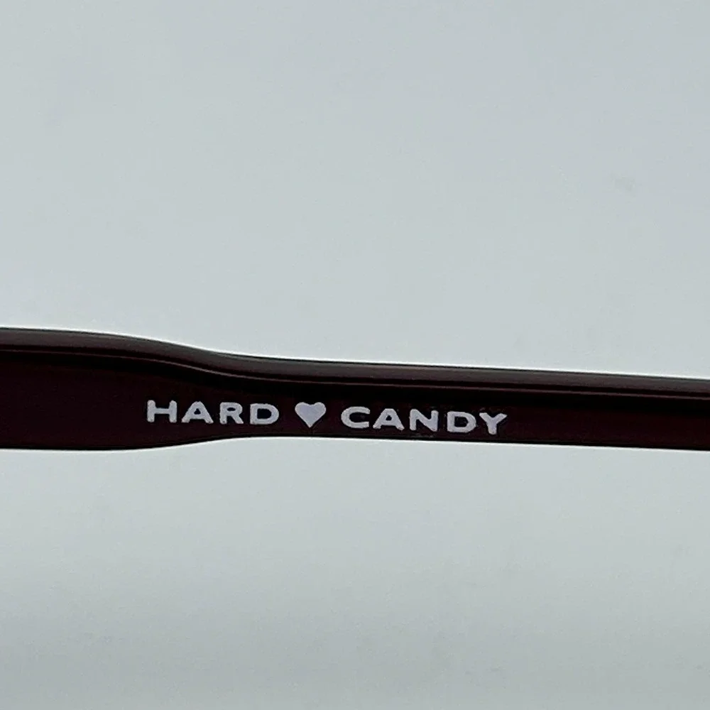 Hard Candy HC37 Pursh Womens Eyeglasses Frame Purple Black Full Rim 53-14-135 mm